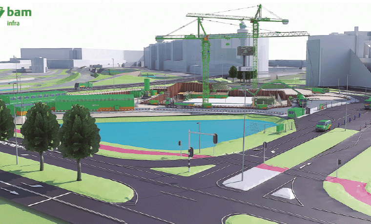 BAM Infra Netherlands Estação Central de Schiphol – Aeroporto de Amsterdã