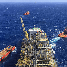 Produção brasileira de petróleo e gás natural no Pré-sal em fevereiro