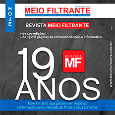 Revista Meio Filtrante completa 19 anos 