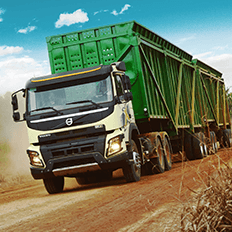 Raízen utilizará caminhões Volvo em suas operações