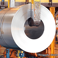 Indústria siderúrgica melhora seu nível de produção