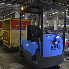 Fábrica da ZF em Sorocaba é a primeira do grupo em todo mundo a utilizar veículos autônomos para transporte