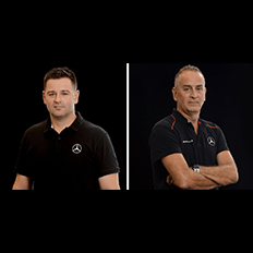 Marcelo Calonga e Roberto Gasparetti trocam de posições na Mercedes-Benz