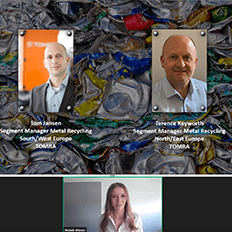 TOMRA realiza webinar sobre perspectivas da indústria de seleção de alumínio 