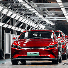 BYD celebra a marca de um milhão de automóveis elétricos produzidos 