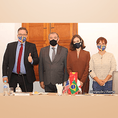 Embaixador dos Estados Unidos no Brasil visita a sede do Sistema FAEMG/SENAR/INAES/Sindicatos