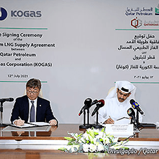 Qatar Petroleum celebra Contrato de Compra e Venda de 20 anos com a Korea Gas Corporation