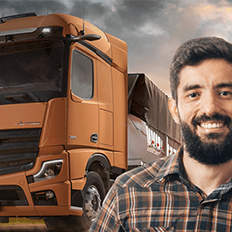 Mercedes-Benz promove campanha para motoristas testar o novo Actros