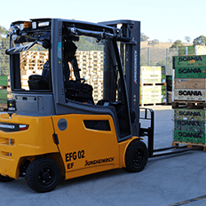 Scania otimiza operação com equipamentos movidos a íon-lítio