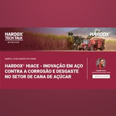 SSAB promove webinar: Hardox® HiAce – inovação em aço contra a corrosão e desgaste no setor de cana de açúcar