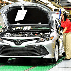 Toyota vai precisar cortar em cerca de 40% a produção mundial de setembro