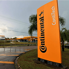 Continental reconhece pela primeira vez seus melhores fornecedores disponíveis no Brasil