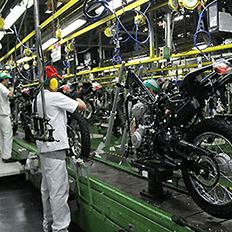 Fabricantes de motocicletas do Polo Industrial de Manaus produziram 123.722 unidades em agosto