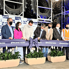Prometeon inaugura um novo centro de distribuição logístico de pneus