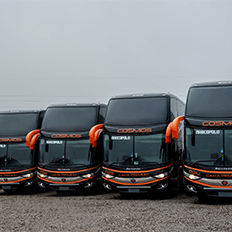Marcopolo e Mercedes-Benz vão fornecer novos ônibus para a empresa Flota Cosmos