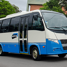 Marcopolo embarca o primeiro lote de 109 ônibus urbanos adquiridas pela Scania West Africa 