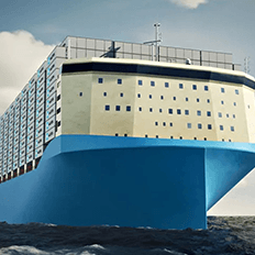Maersk divulga o design do primeiro navio neutro em carbono do mundo