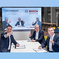 Grupo Volkswagen e a Bosch firmam joint-venture 
