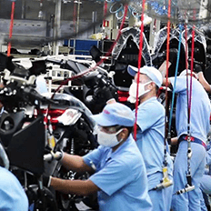 Produção nacional de motos deve alcançar a casa de 1,29 milhão de unidades em 2022 