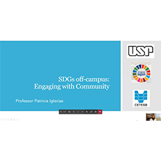 Ações realizadas por universidades para engajar comunidades na implementação dos ODS