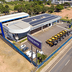 Tracbel tem uma unidade totalmente autossustentável em energia solar