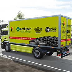 Ambipar Waste to Energy desenvolve uma ação focada na logística reversa para pneus 