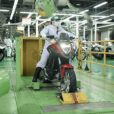 Produção de motos em maio foi a segunda maior do ano 