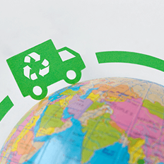 Tuck tuck elétricos e caminhões movidos a gás