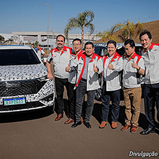 Vice-presidente da República Hamilton Mourão visita a fábrica da GWM Brasil