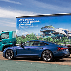 Projeto piloto com caminhão elétrico VW e-Delivery