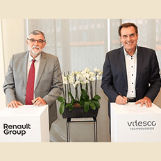 Grupo Renault e a Vitesco Technologies firmaram parceria  