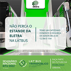 Eletra apresenta na LatBus 2022 seus novos ônibus elétricos