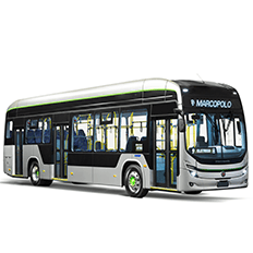 Marcopolo anuncia a produção em série de seu primeiro ônibus elétrico