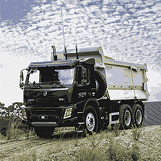 Andrade Gutierrez em parceria com a Volvo e a ACR lança um caminhão não tripulado de alta precisão