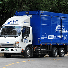 JAC Motors lança caminhão 100% elétrico