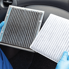 Poder e eficácia do filtro de cabine sobre ar cinco vezes mais poluído dentro do veículo