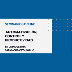 Seminário Online sobre automação, controle e produtividade na indústria de celulose e papel