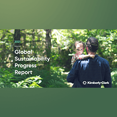 Kimberly-Clark divulga seu relatório anual de sustentabilidade