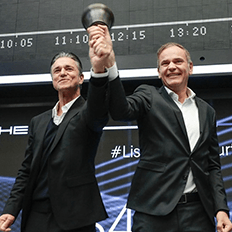 Porsche anuncia a abertura do seu capital na bolsa de valores de Frankfurt