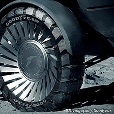 Goodyear presente na mobilidade lunar