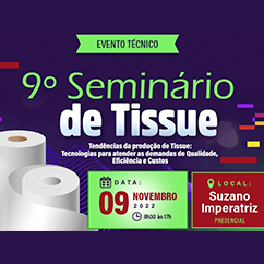 Toscotec, do Grupo Voith, é uma das participantes do 9º Seminário de Tissue da ABTCP