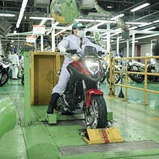 Produção de motos em outubro no Brasil alcançou 137,3 mil unidades