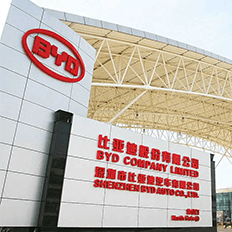 BYD planeja investir US$ 1,2 bilhão na construção de uma fábrica de baterias para veículos elétricos