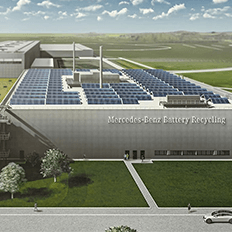 Mercedes-Benz inaugura primeira fábrica de reciclagem de baterias neutra em CO2