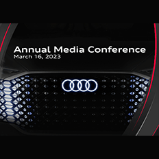 Audi AG anuncia a sua Conferência Anual de Mídia 2023