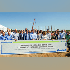 Bracell anuncia o início da obra civil da maior fábrica de papel tissue da América Latina