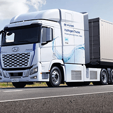 Hyundai e Toyota apresentam seus projetos de célula de combustível de hidrogênio para caminhões