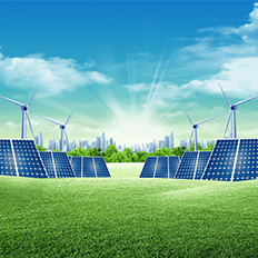 Energia eólica e a solar reduziram a participação da energia a carvão 