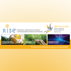 Program Announced for RISE® 2023 – Research, Innovation & Science for Engineered Fabrics