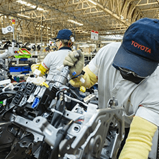 Toyota celebra a liderança entre as montadoras no quesito exportações no primeiro semestre de 2023